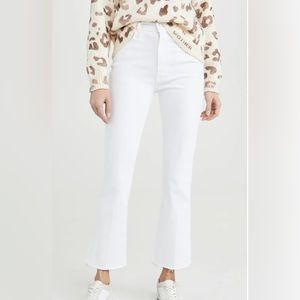Mother The Hustler Ankle Fray Jeans in Fairest of Them All
